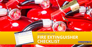 Find out how to inspect a co2 fire extinguisher in this article from howstuffworks. Fire Extinguisher Checklist Free Download Office Fire Safety