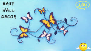 Best situated on top of flower beds, its. Diy Butterfly Wall Decor Room Decor Idea Easy Paper Craft Youtube