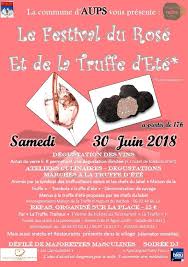 Ce Weekend Aups Presente La Seconde Edition Du Festival Du Rose Et De La Truffe D Ete Un Joli Rdv Dans Le Haut Va Truffe Degustation Du Vin Ticket De Tombola