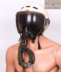 Russian Soviet Pilot Flight Helmet Zsh 3 Oxygen Mask Leather