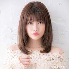 黒髪が好き 美容師おすすめのおしゃれミディアムヘア hair 前髪ありヘア ミディアムヘア ヘア アイディア