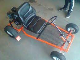 Homemade Go Kart Projetos De Carros Kart Caseiro Chassis De Kart