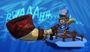 Hat Kid Tooting Her Own Horn Commission By Endangeredcds A Hat In Time Hat In Time Art A Hat In Time Art