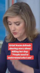 @govkristinoem of South Dakota revealed in her new book that she had to  shoot her 14 month old puppy, Cricket because she felt she was untrainable  and attacked some chickens