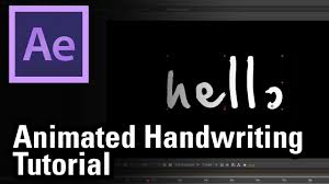 Supported any resolution up to 8k. Animated Handwriting In After Effects Includes Free Template Youtube