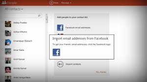 Viamessenger, hotmail, msn, windows live: Import Facebook Email Addresses Into Outlook Hotmail Youtube