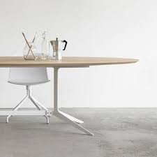 houtmerk split tafel maatwerk massief hout ovaal ijzeren tafel ovalen tafel lange eettafels