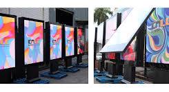 Kazakhstan outdoor P3 LED mupi -cnlcdisplay.com