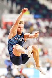 In the same day that the world record was shattered in the marathon, history was made on the track when kevin mayer broke the decathlon world record. Kevin Mayer France Decathlon Long Jump World Athletics Doha 2019 Images Athletics Posters