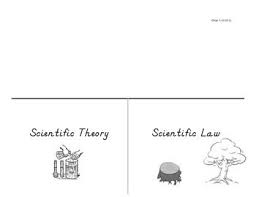 Scientific Theory Vs Law Foldable Foldables Interactive Science Theories