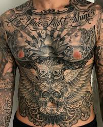 Pin By Justin Ritter On Tatowierung Frau Chest Tattoo Men Tattoos For Guys Full Chest Tattoos