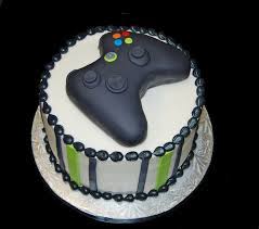Got a computer 'gaming addict' in your household? Black And Neon Green Birthday Cake Topped With A Video Game Controller For An Xbox Themed Party Xbox Cake Video Game Cakes Green Birthday Cakes