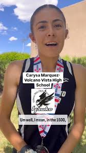 Volcano Vista senior Carysa Marquez certainly left it all
