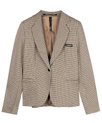Le modèle est doté de revers classiques, d'une poche de poitrine passepoilée et de poches à rabat. Blazer Pied Du Poule 20 502 0204 10days