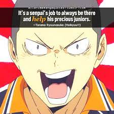 Maybe you would like to learn more about one of these? Tanaka Haikyuu Quotes Funny Tanaka Famous Lines Haikyuu Funny Page 2 Line 17qq Com