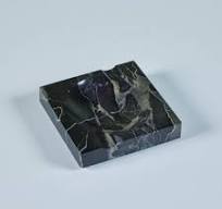 Small Square Black Marble Ashtray – DEN