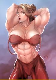 Female muscular 