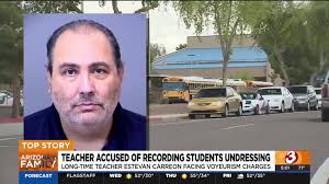 Glendale teacher accused of recording video of students undressing