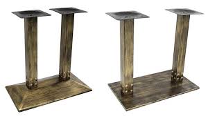 At custom metal home, we strive to create unique table bases that are beautiful and functional with table tops of all materials and sizes. Bronze Finish Metal Coffee Table Base Norpel Furniture