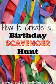 Birthday Scavenger Hunt For Adults At Home Birthday Scavenger Hunt Life Is Sweeter By Design Scavenger Hunt Birthday Birthday Party Activities Birthday Surprise Boyfriend