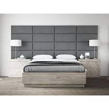 Monza faux suede sofa bed. Vant Micro Suede Upholstered Headboard Panels In Grey Bed Bath Beyond