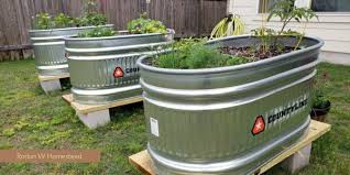 Tanks are made without a protruding flange at the bottom of the tank to avoid damage by livestock & include features with extra strength, rigidity & life. No Build Raised Bed Garden Rockin W Homestead