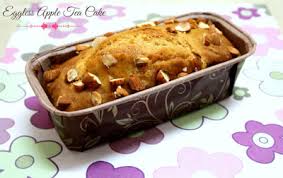 Wondering how to make cake without eggs? Eggless Apple Tea Cake How To Make Eggless Apple Loaf