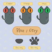 The colour is referred to in the breed standards4 and is sometimes linked to coat colour. Infographic Show Detail Of Blue Grey Color Cat Eye Color Nose Royalty Free Cliparts Vectors And Stock Illustration Image 37231041