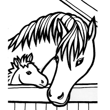 Coloriage cheval en couleur et dessin gratuit à imprimer. Coloriage Cheval 2268 Animaux Album De Coloriages