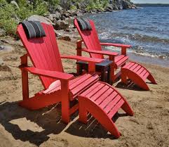 Kick Up Your Heels And Your Comfort Level By Adding A Footrest To Your Adirondack Chair This A Recycled Plastic Adirondack Chairs Chair Set Recycled Plastic