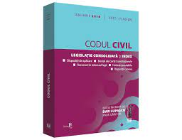 Codul civil (actualizat la 1 februarie 2019) 2019. Codul Civil Ianuarie 2019 Editie Tiparita Pe Hartie Alba Libraria Ujmag