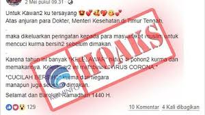 Resmi lockdown hari ini, sempat terjadi. Kemenkominfo Sebut Kabar Indonesia Lockdown Hoaks