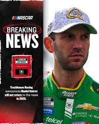 NEWS: Daniel Suárez will not be driving the No. 99 in 2026.