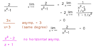 In this section we relax that definition a bit by considering situations when it makes sense to let c and/or l be infinity.''. Geneseo Math 221 05 Asymptotes