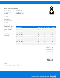 attorney invoice template free download send in minutes