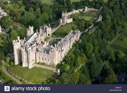 Arundel castle remained a royal property until 1138 when it was granted by king stephen to queen adeliza of louvain, widow of henry i, as part of her dowry in her marriage to william de albini. Arundel Castle Luftbild Mittelalterliche Burg In Arundel West Sussex England Grossbritannien Vereinigtes Konigreich Stockfotografie Alamy