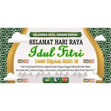 Contoh desain banner spanduk hari raya qurban free vector. Banner Spanduk Hari Raya Idul Fitri 1442 H Tahun 2021 Shopee Indonesia