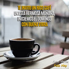 Que este domingo sea un hermoso día! Disfrutemos una rica taza de café