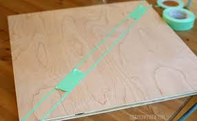 Here is how i will be cutting plywood sheets from now on. How To Make A Patterned Stained Tabletop Little Red Window