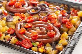 Salsicce Alla Siciliana Piatto Unico Facile E Veloce Cuciniamo Con Chicca Ricette Ricette Di Cucina Ricette Con Pollo E Verdure