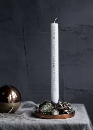 Candle Counting The Days Until Xmas Xmas Decoration Weihnachtsdekoration Decoration Noel Brost Copenhagen Christmas Scandi Christmas Christmas Calendar
