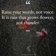 Rumi Quotes Official S Instagram Post Raise Your Words Not Voice It Is Rain That Grows In 2020 Good Life Quotes Feeling Happy Quotes Best Friend Quotes Meaningful