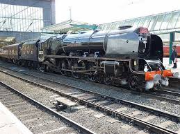 6233 Dutchess Of Sutherland In Carlisle Station Train Train Art British Rail