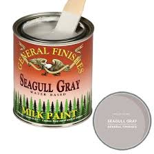 It's a great choice for those wanting to diverge from the standard cream or white. Seagull Gray General Finishes Milk Paint Quart Walmart Com Walmart Com
