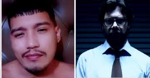 Erick Moreno, apelando a la serie La Casa de Papel, ahora se hace llamar  "el profe"