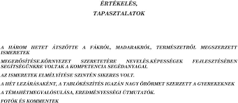 Irány az erdő, a természet. Madarak Es Fak Napja Pdf Ingyenes Letoltes