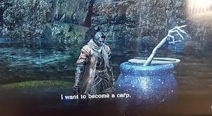The Only Npc Worked On By Hidetaka Miyazaki Himself According To The Wiki Sekiro I got 4 carp from the first river in the estate, and the scale hidden near the bridge, i found one more carp in the river just after the shinobi hunter. the only npc worked on by hidetaka