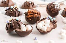 Feb 06, 2021 · hot chocolate bombs can be made with in all sorts of shapes, sizes, flavors and fillings and make the perfect afternoon activity. Hot Chocolate Bombs Tastes Of Homemade