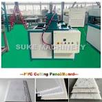 PVC Tavan Paneli Makinesi Banyo Duvar Dekorasyonu Flütlü ...