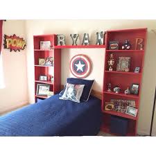 Captain America Round Shield Vintage Wood Pallet Sign Etsy Marvel Room Kids Bedroom Decor Boys Bedroom Decor